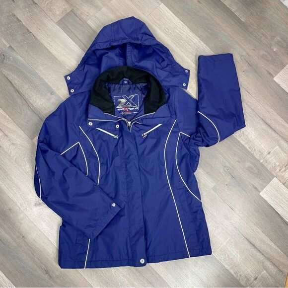 ZeroXPosur Soft Shell Ski Winter Jacket Coat Blue Medium - Picture 8 of 15